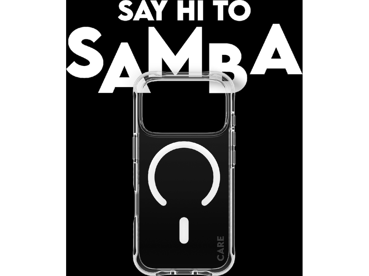 PanzerGlass CARE iPhone 17 Pro Samba Hardcase deksel (gjennomsiktig/hvit) Deksel til mobiltelefon