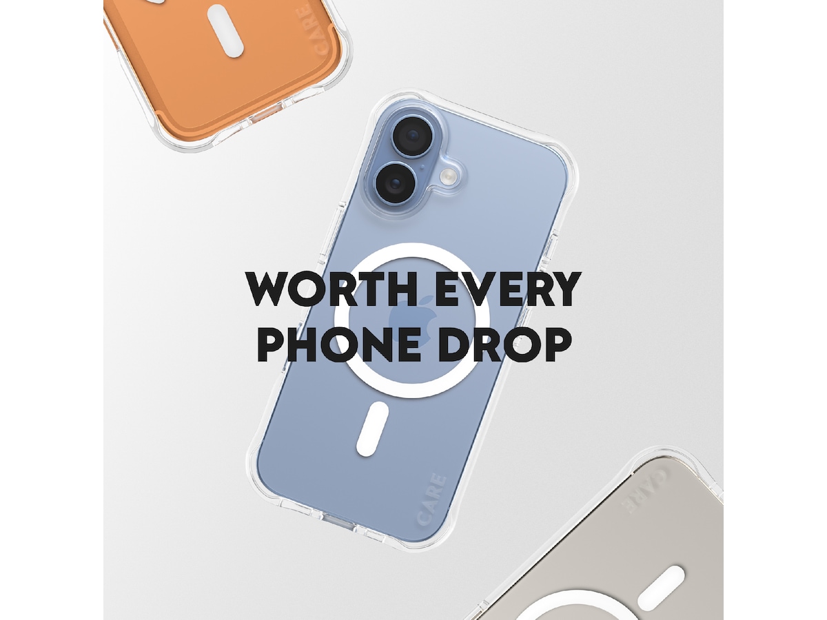 PanzerGlass CARE iPhone 17 Samba Hardcase deksel (gjennomsiktig/hvit) Deksel til mobiltelefon