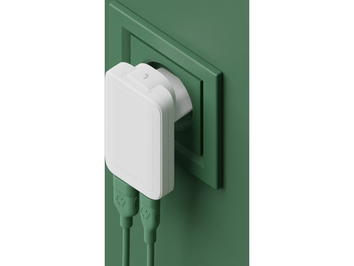 dbramante1928 re-charge Pro EU/US Slim Vegglader (hvit) Mobilladere