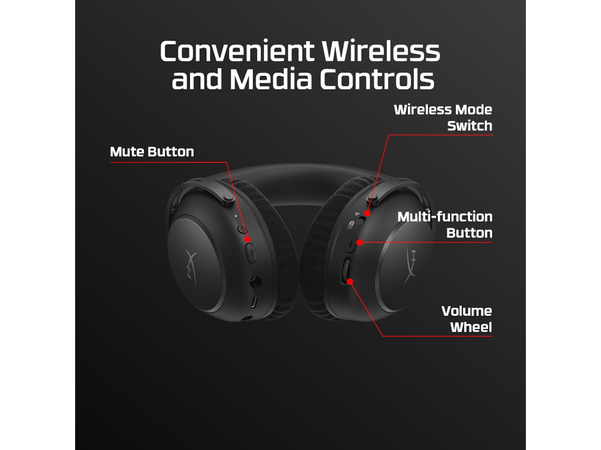 HyperX Cloud Alpha 2 Trådløst Gaming Headset (sort) Gaming headset