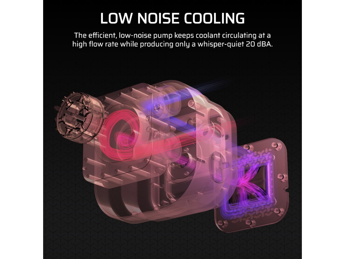 Corsair Nautilus 360 RS LCD Kjøler (hvit) CPU - Vannkjøling