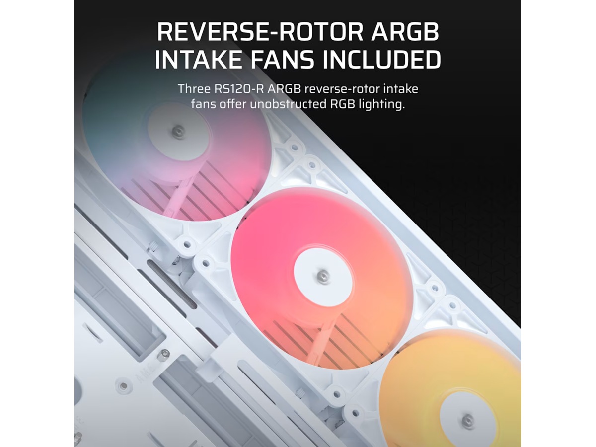 Corsair FRAME 4500X RS-R ARGB Mid Tower (hvit) Midi tower