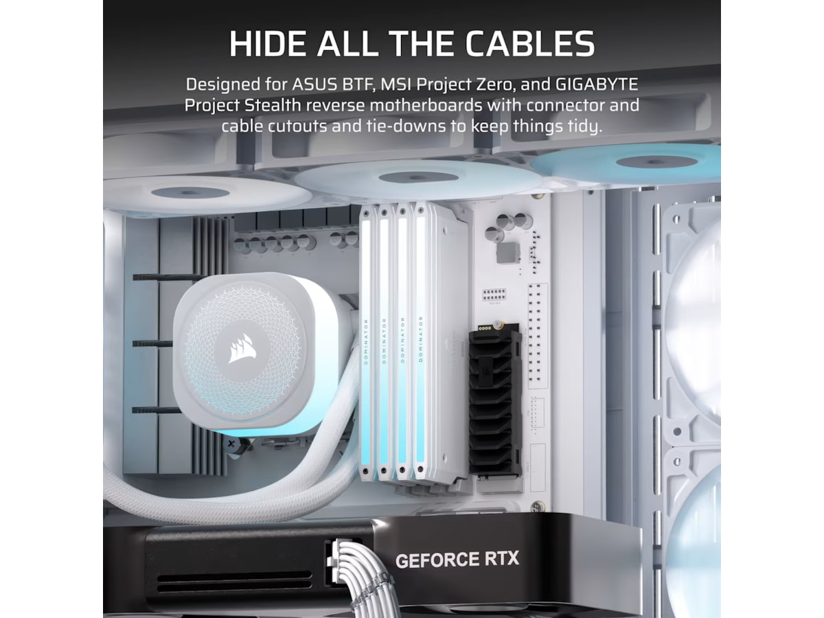 Corsair FRAME 4500X RS-R ARGB Mid Tower (hvit) Midi tower