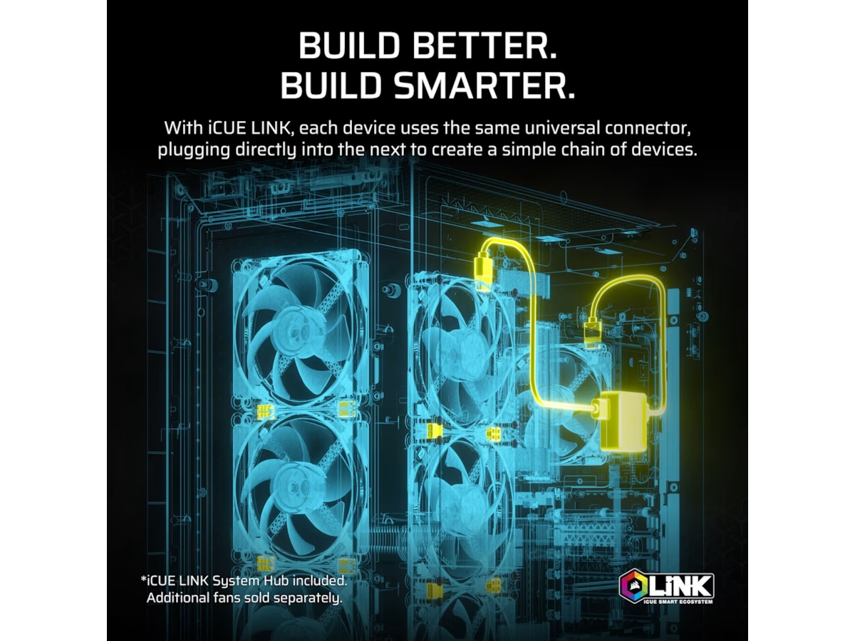 Corsair iCUE LINK TITAN 420 RX RGB AIO Kjøler (sort) CPU - Vannkjøling