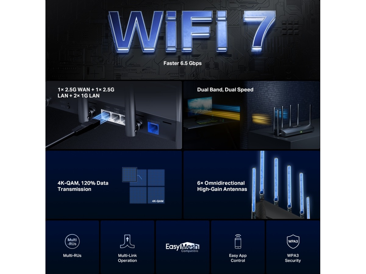 Mercusys MR37BE Router Routere