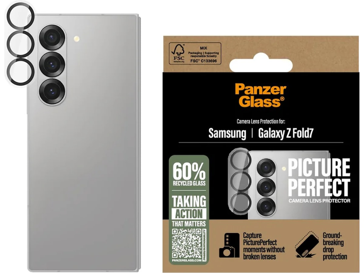 PanzerGlass Galaxy Z Fold7 PicturePerfect linsebeskytter Skjermbeskyttelse
