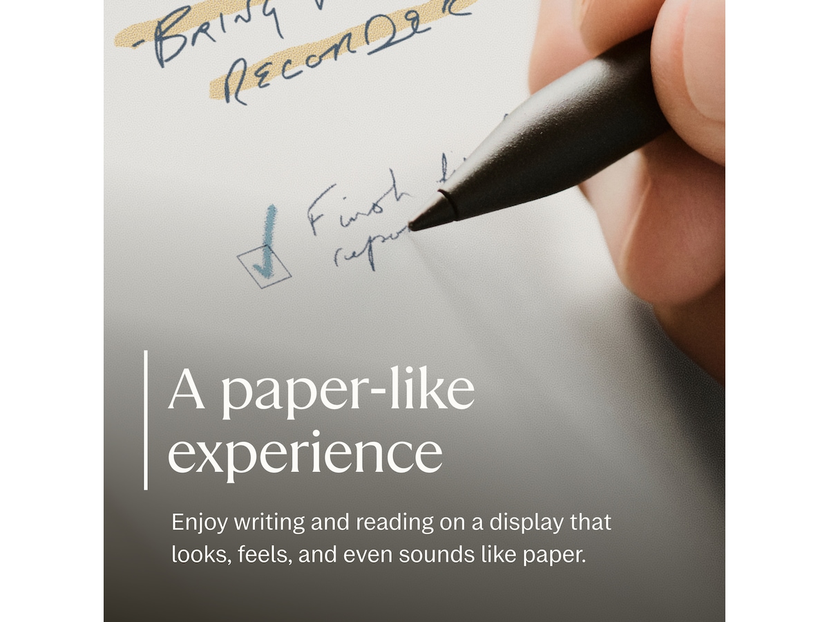 reMarkable Paper Pro Move 7,3" inkl. Marker Plus og Book Folio (basalt) Digitale notatblokker