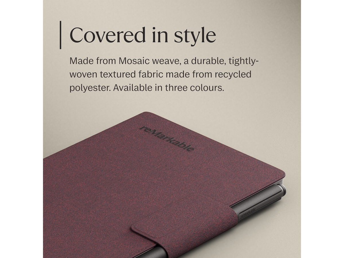 reMarkable Paper Pro Move Book Folio (burgunder) Tilbehør til digitale notatblokker