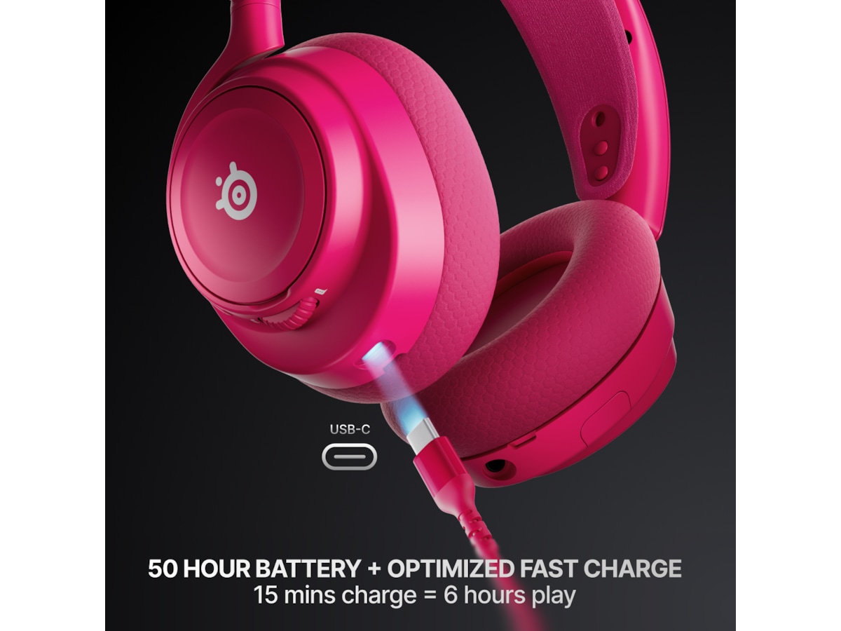 SteelSeries Arctis Nova 7P Gen 2 Trådløst Gamingheadset (magenta) Gaming headset