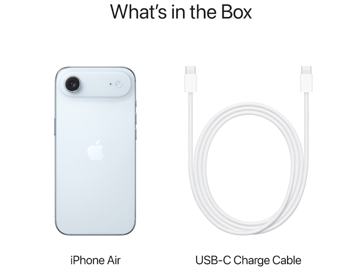 iPhone Air 1TB (himmelblå) Mobiltelefoner