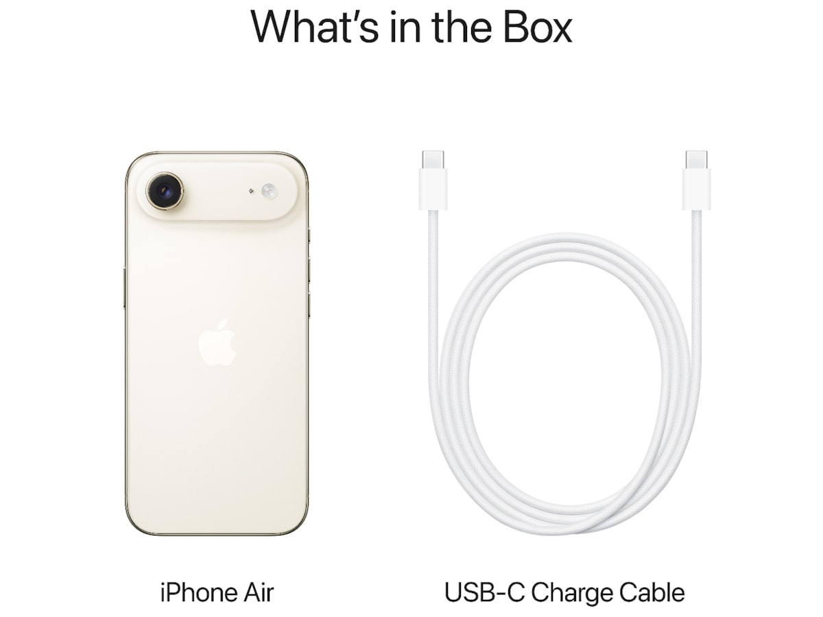 iPhone Air 256GB (lys gull) Mobiltelefoner