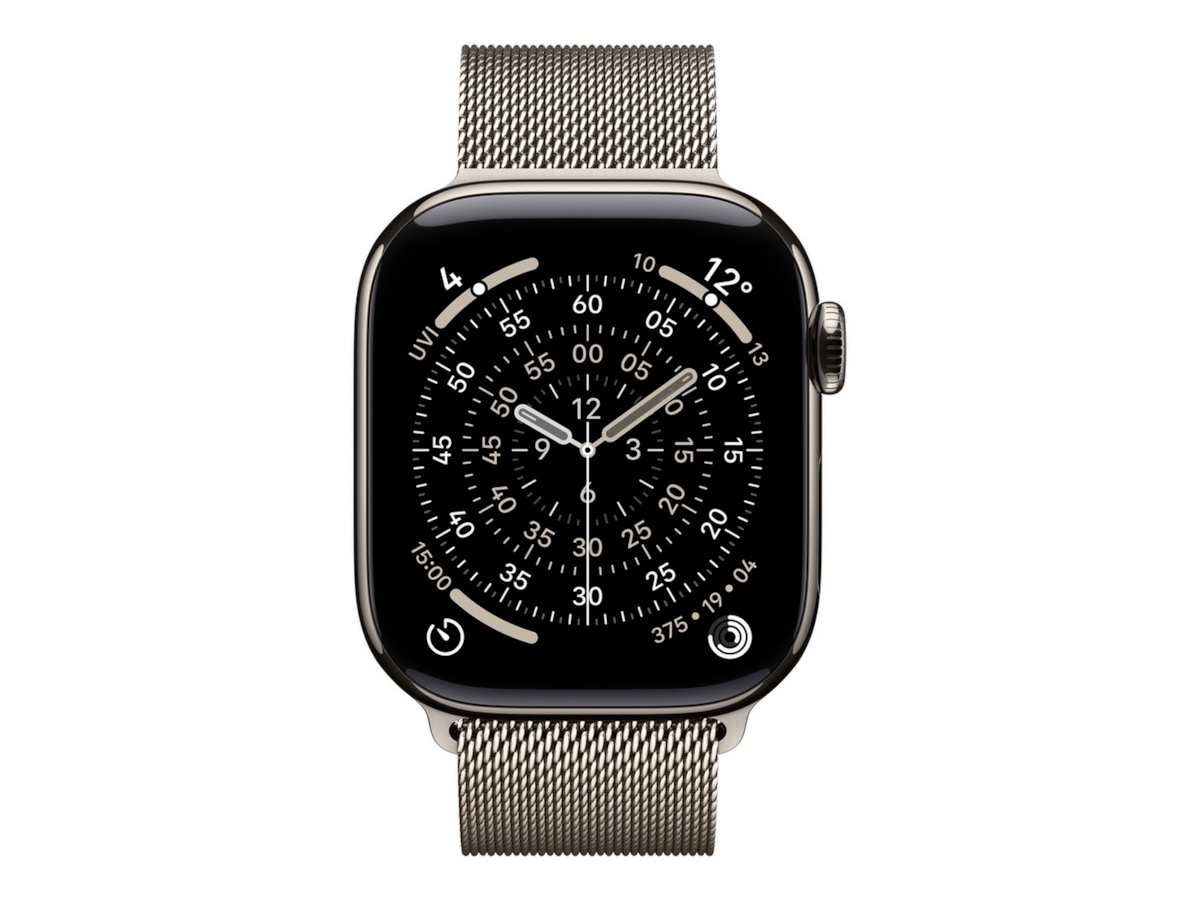 Apple Watch Series 11 GPS + LTE 42mm Titan (naturlig) Smartklokker