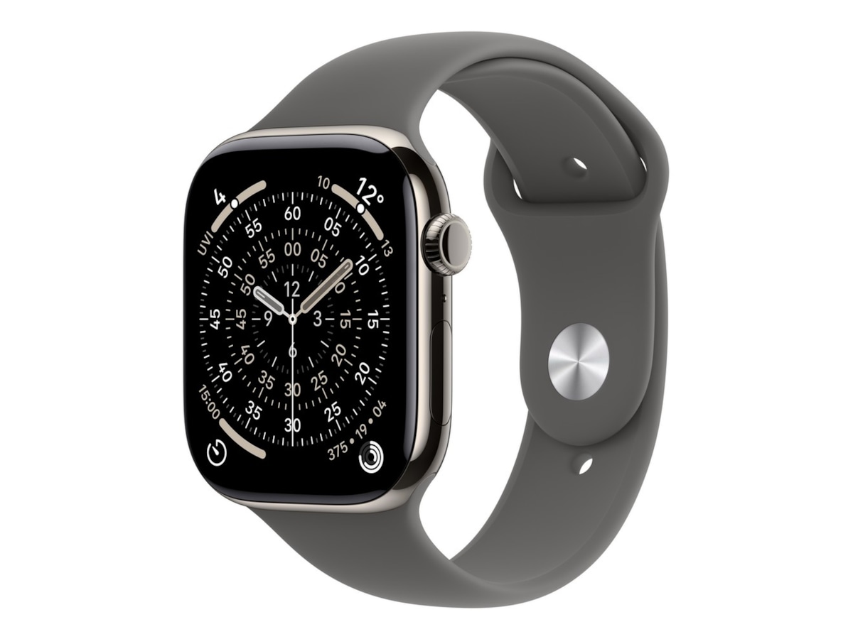 Apple Watch Series 11 GPS + LTE 46mm Titan (naturlig) Smartklokker