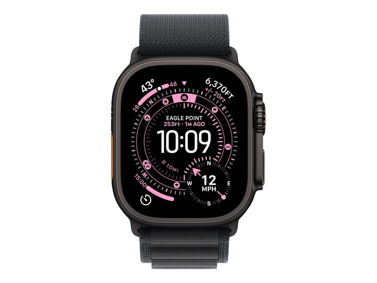 Apple Watch Ultra 3 49mm GPS + LTE Titan (sort) Smartklokker