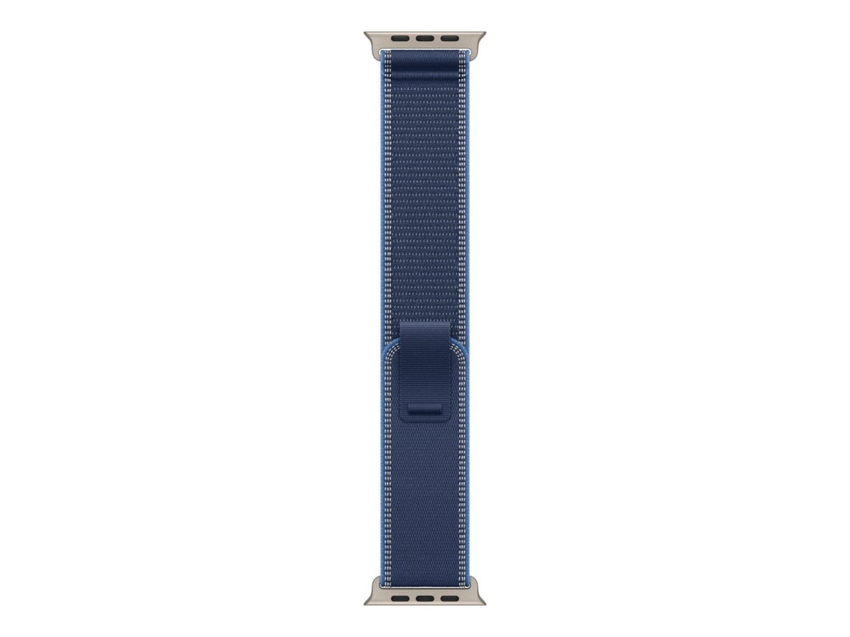 Apple Watch 49mm Natural Titanium Trail Loop (blue/bright blue) Reim
