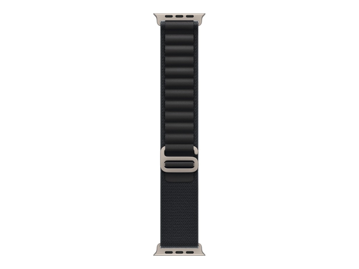 Apple Watch 49mm Natural Titanium Alpine Loop (black) Reim