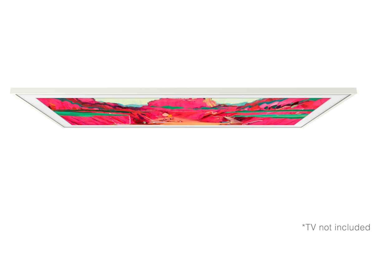 Samsung 65" ramme til The Frame og The Frame Pro (2021-2025, Hvit) TV-ramme & tilbehør