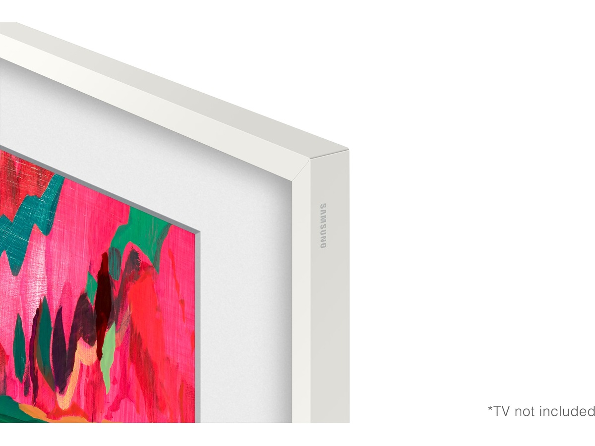 Samsung 75" ramme til The Frame og The Frame Pro (2021-2025, Hvit) TV-ramme & tilbehør