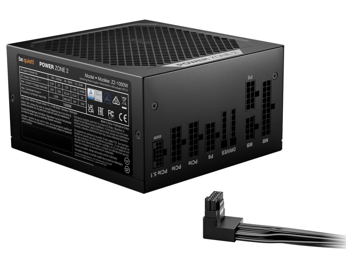 be quiet! Power Zone 2 1000W PSU -B-Grade Demo annet i datautstyr