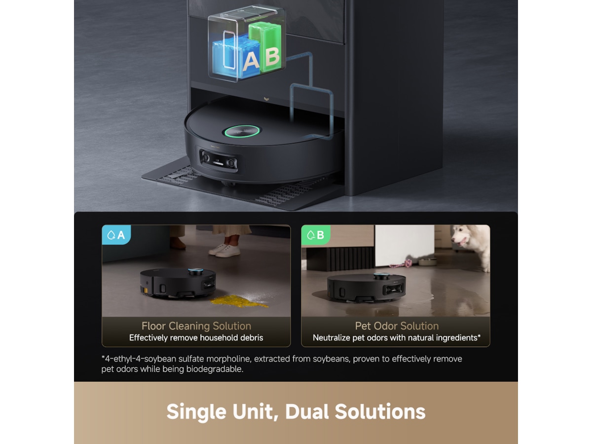 Dreame Aqua10 Ultra Track Complete Robotstøvsuger (sort) Robotstøvsugere