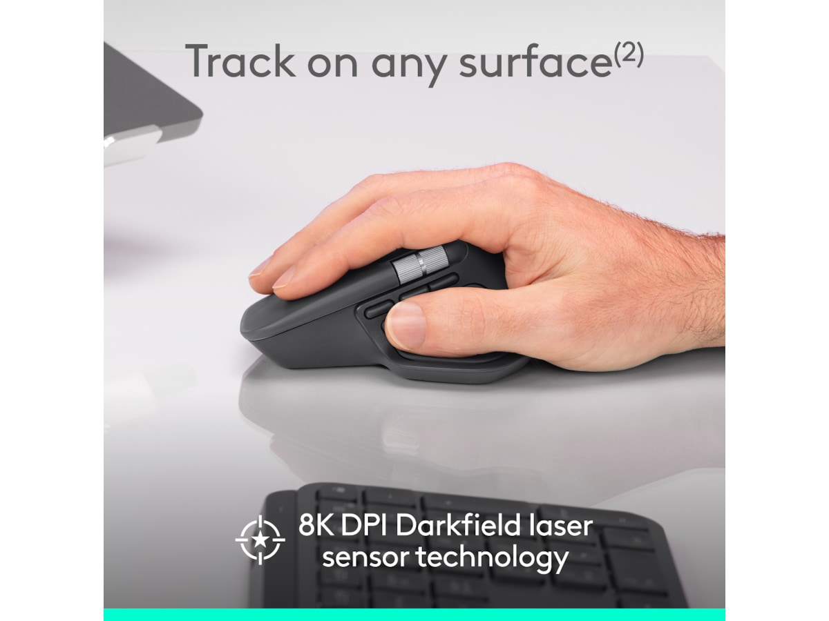 Logitech MX Master 4 for Business Trådløs Ergonomisk Mus (grafittgrå) Mus