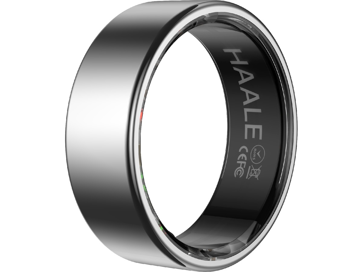 Haale II Smart Ring str. 10 (børstet sølv) -B-Grade Demo tilbehør til mobiler & klokker