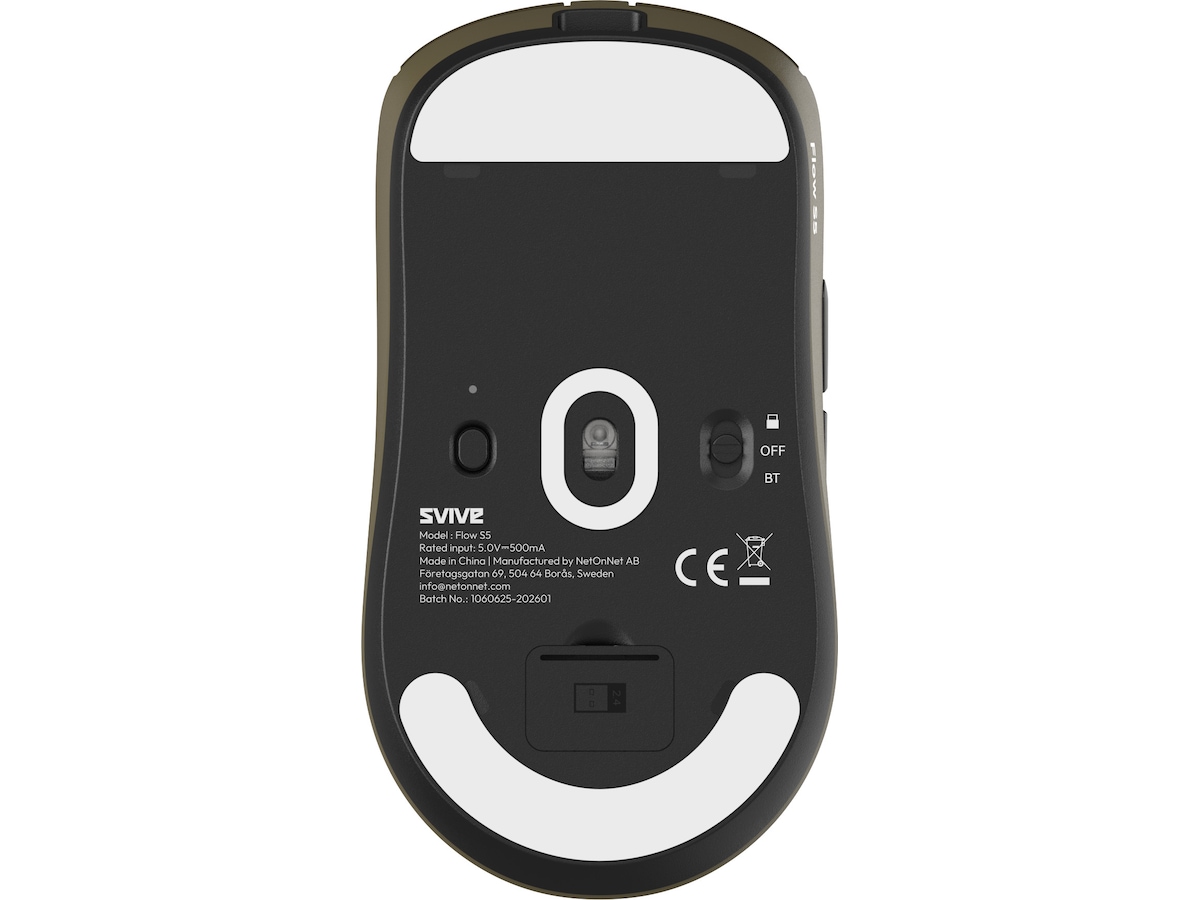 Svive Gaming Mus 18000 DPI Triple Mode 55g Gamingmus