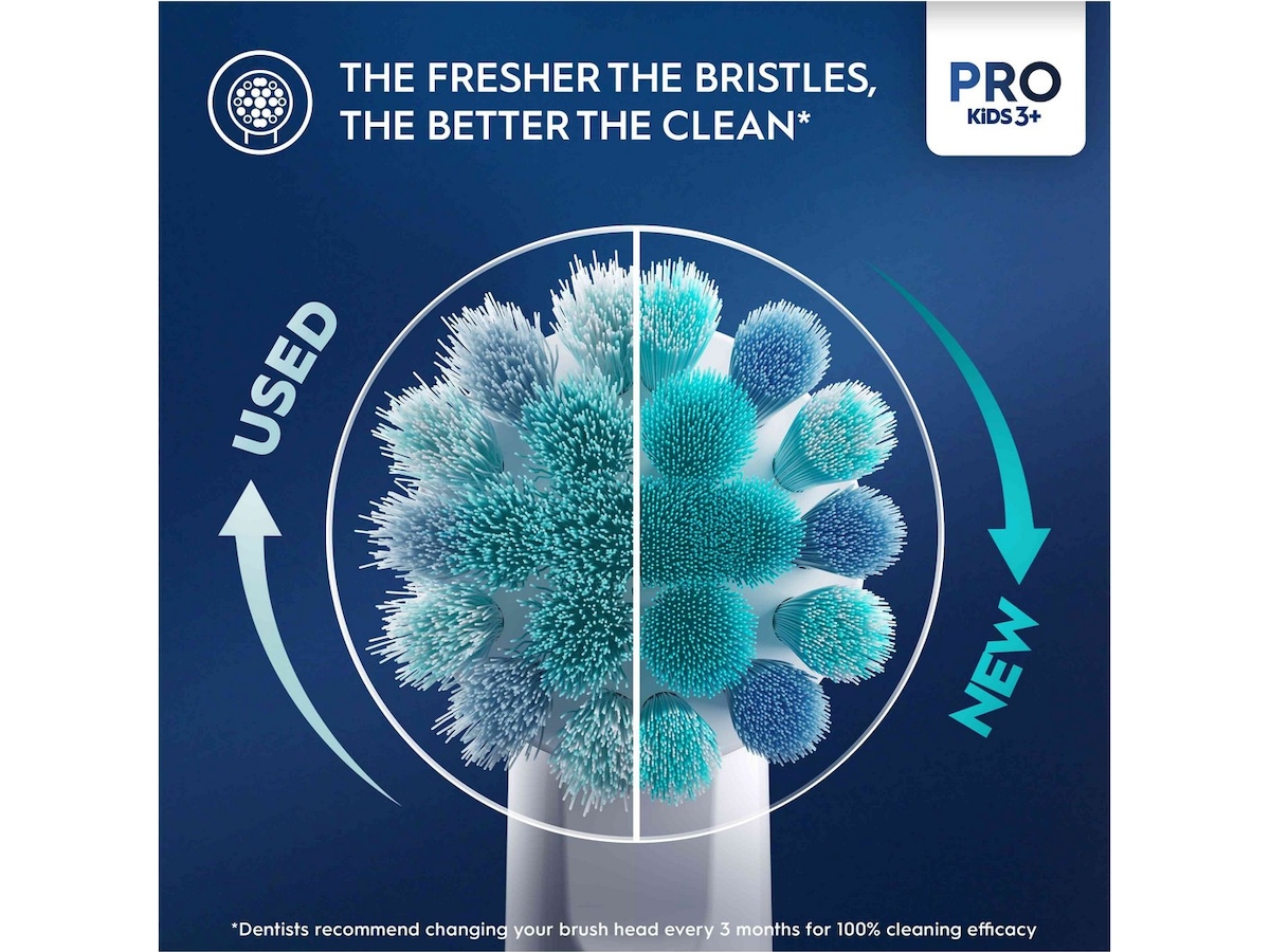 Oral-B Frozen Refill tannbørstehoder 4-pakning Tannbørstehoder