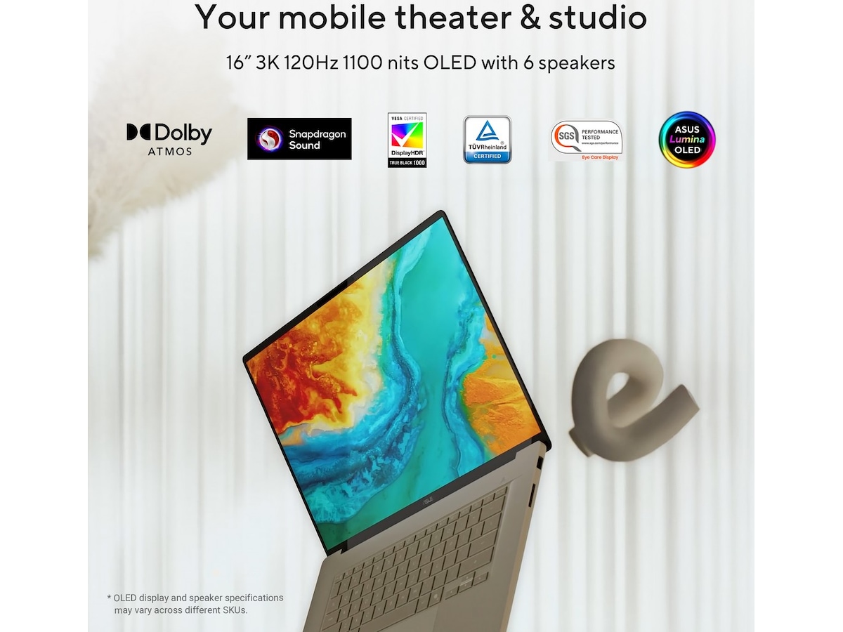 ASUS Zenbook A16 UX3607OA 16" 3K OLED PC - Bærbar / laptop