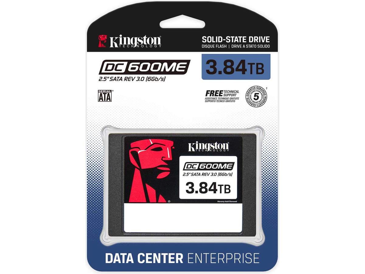 Kingston DC600ME 2.5" SATA 3.84TB -B-Grade Demo harddisker