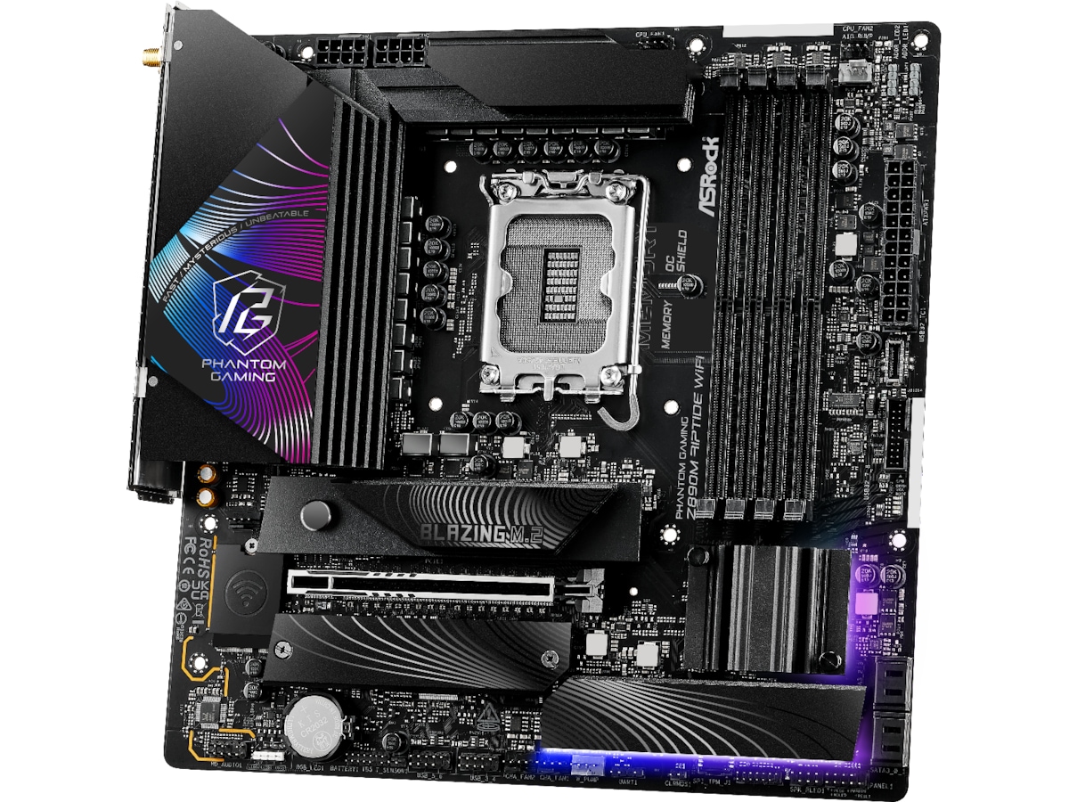 ASRock Z890M RIPTIDE WIFI Hovedkort -B-Grade Demo hovedkort