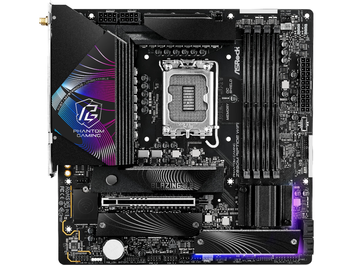 ASRock Z890M RIPTIDE WIFI Hovedkort -B-Grade Demo hovedkort