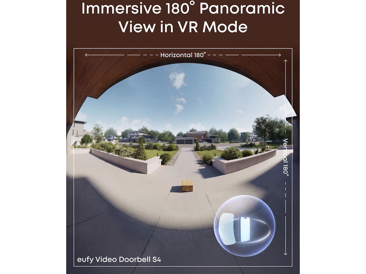Eufy Video Doorbell S4 + Mini Chime Ringeklokker