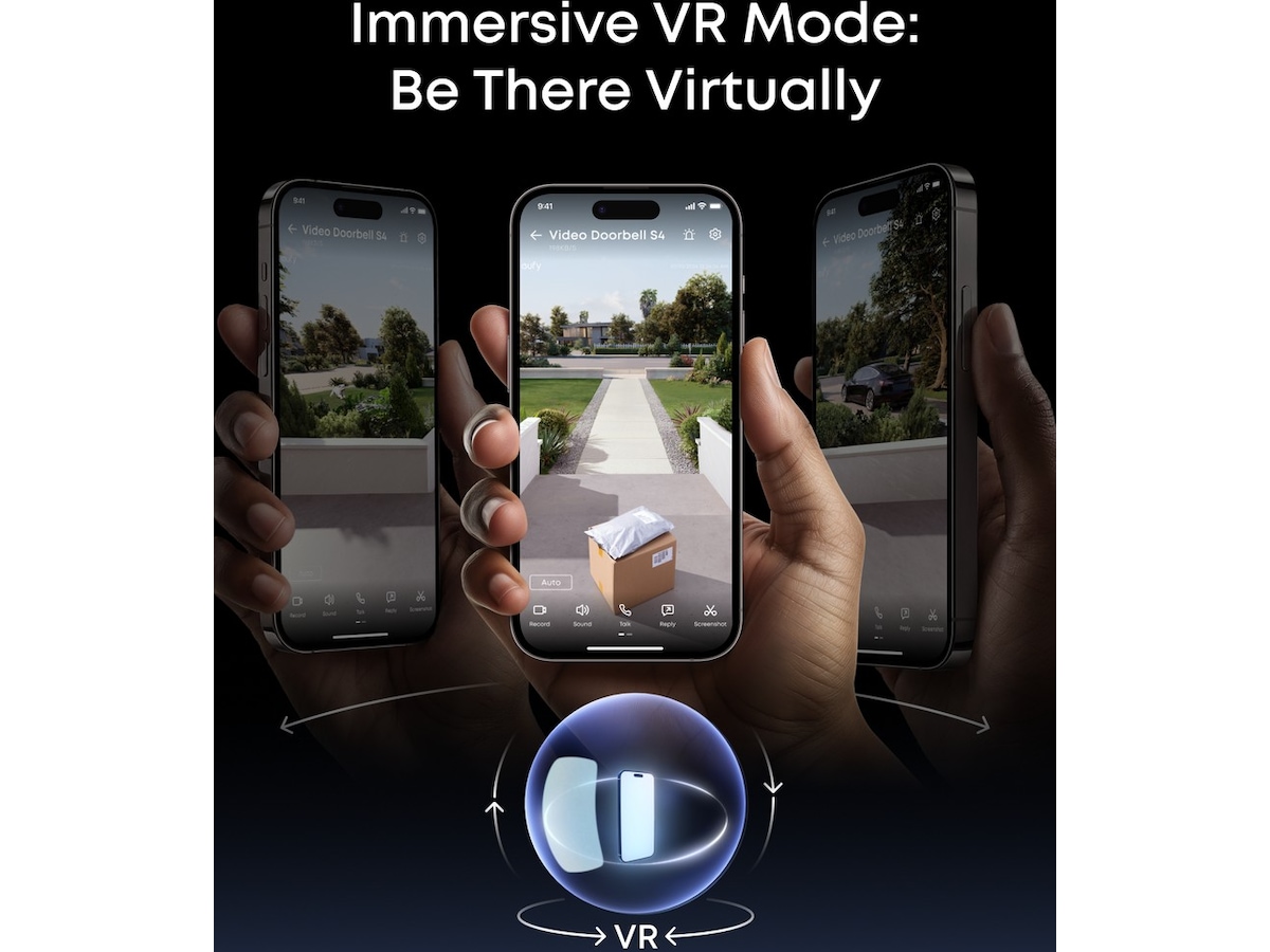 Eufy Video Doorbell S4 + Mini Chime Ringeklokker