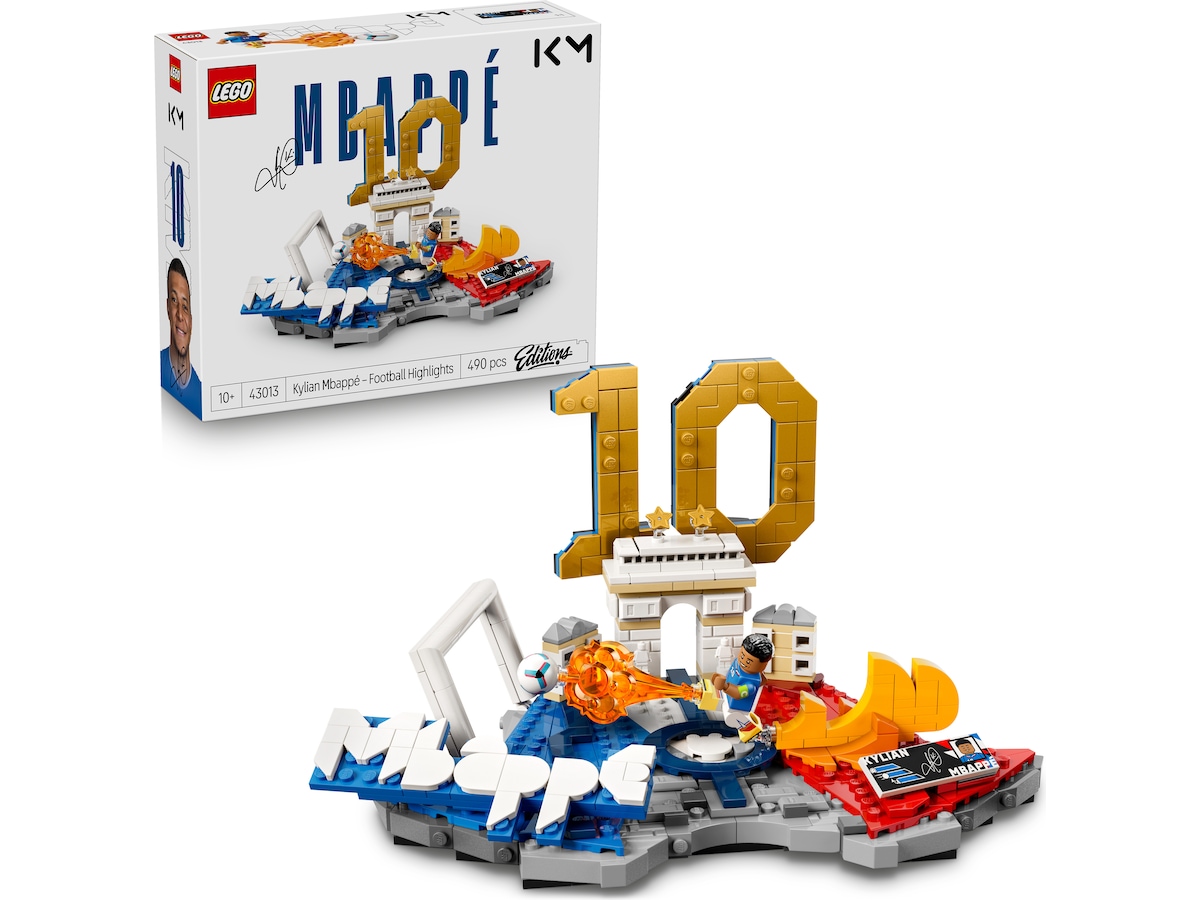 LEGO Editions Kylian Mbappé fotball-høydepunkter 43013 LEGO