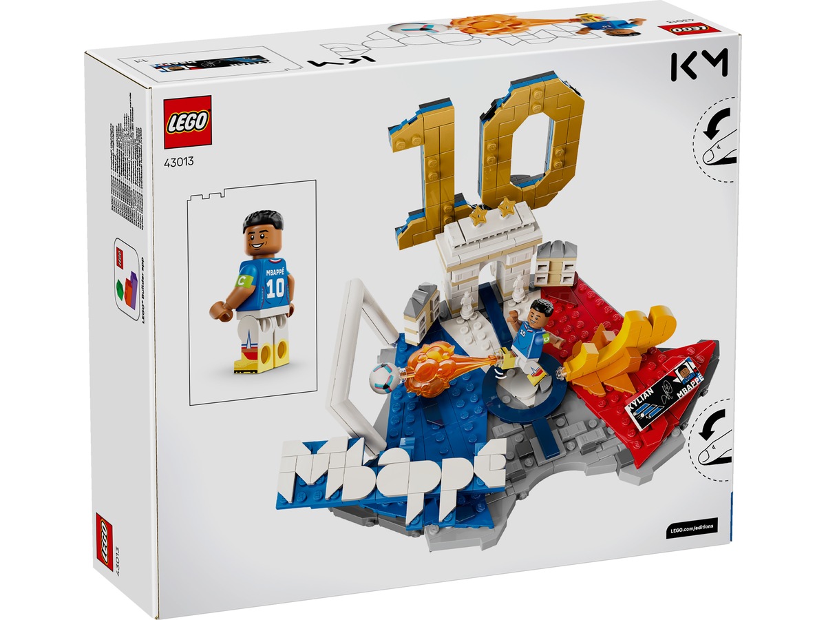 LEGO Editions Kylian Mbappé fotball-høydepunkter 43013 LEGO