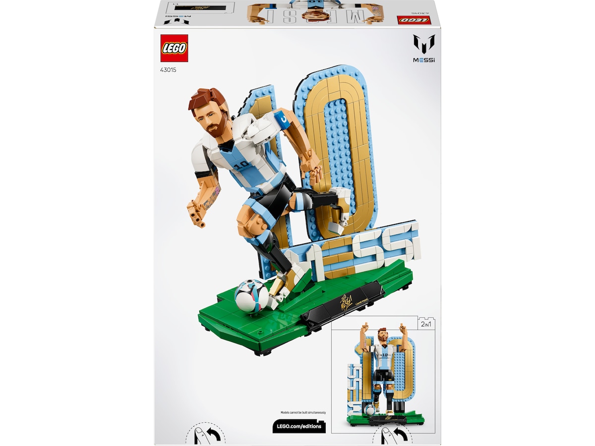 LEGO Editions Sports Lionel Messi fotbollslegend 43015 LEGO
