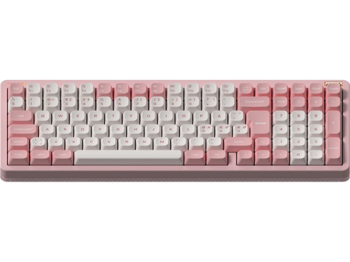 NuPhy Halo96 V2 trådløst gamingtastatur (Sakura fizz / Raspberry switches) Gamingtastatur