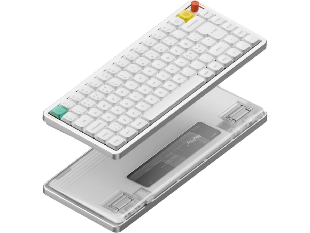 NuPhy Air75 V3 trådløst gamingtastatur (nova white / brown nano) Gamingtastatur