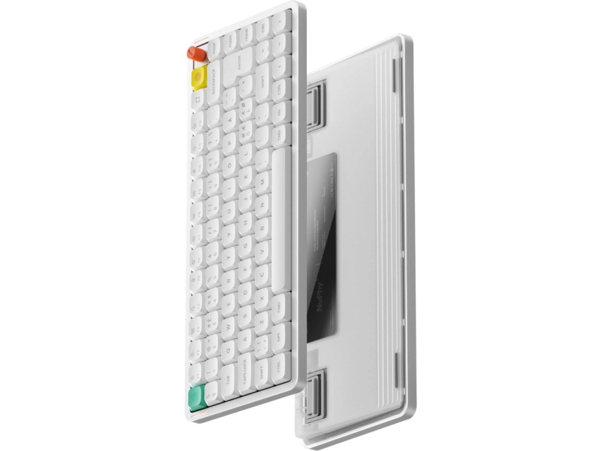 NuPhy Air75 V3 trådløst gamingtastatur (nova white / brown nano) Gamingtastatur