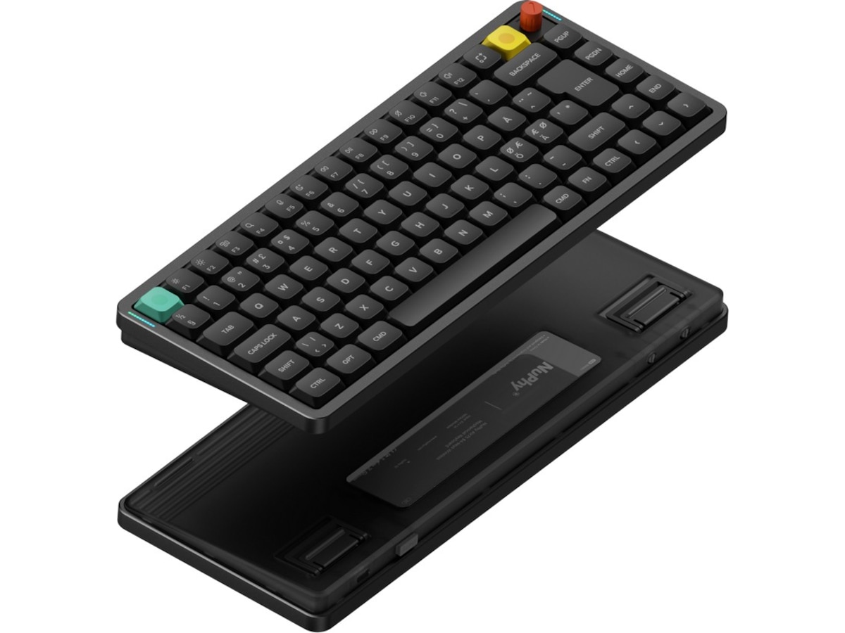 NuPhy Air75 V3 Trådløst Gaming Tastatur (nebula sort / blush nano) Gamingtastatur