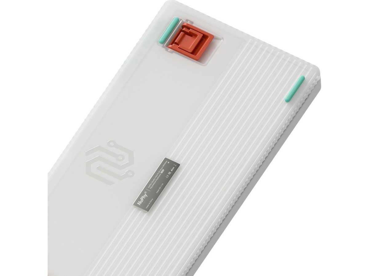 NuPhy Halo75 V2 trådløst gamingtastatur (Ionic white / raspberry switches) Gamingtastatur