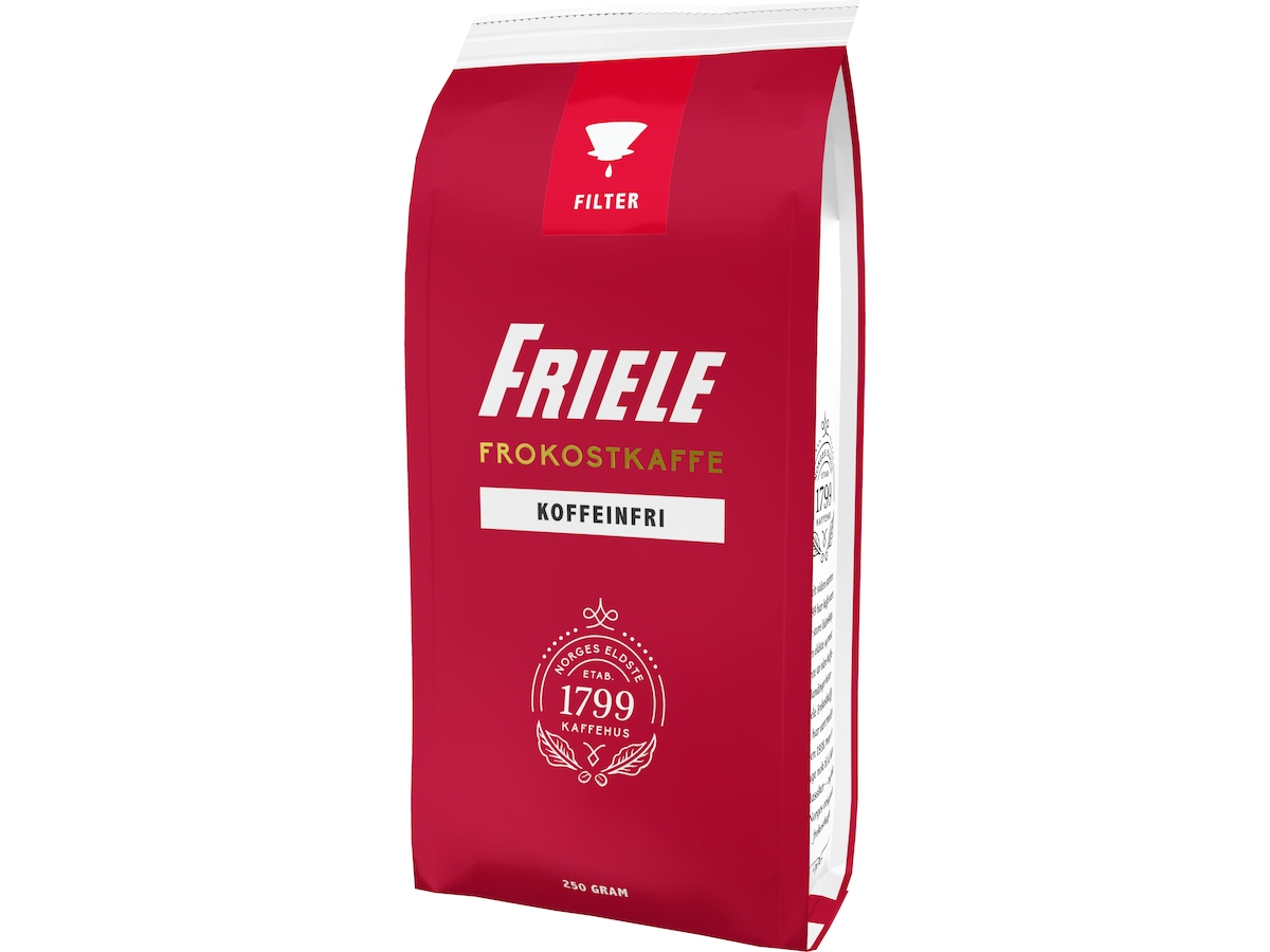 Friele Frokostkaffe Koffeinfri 250 g Filterkaffe