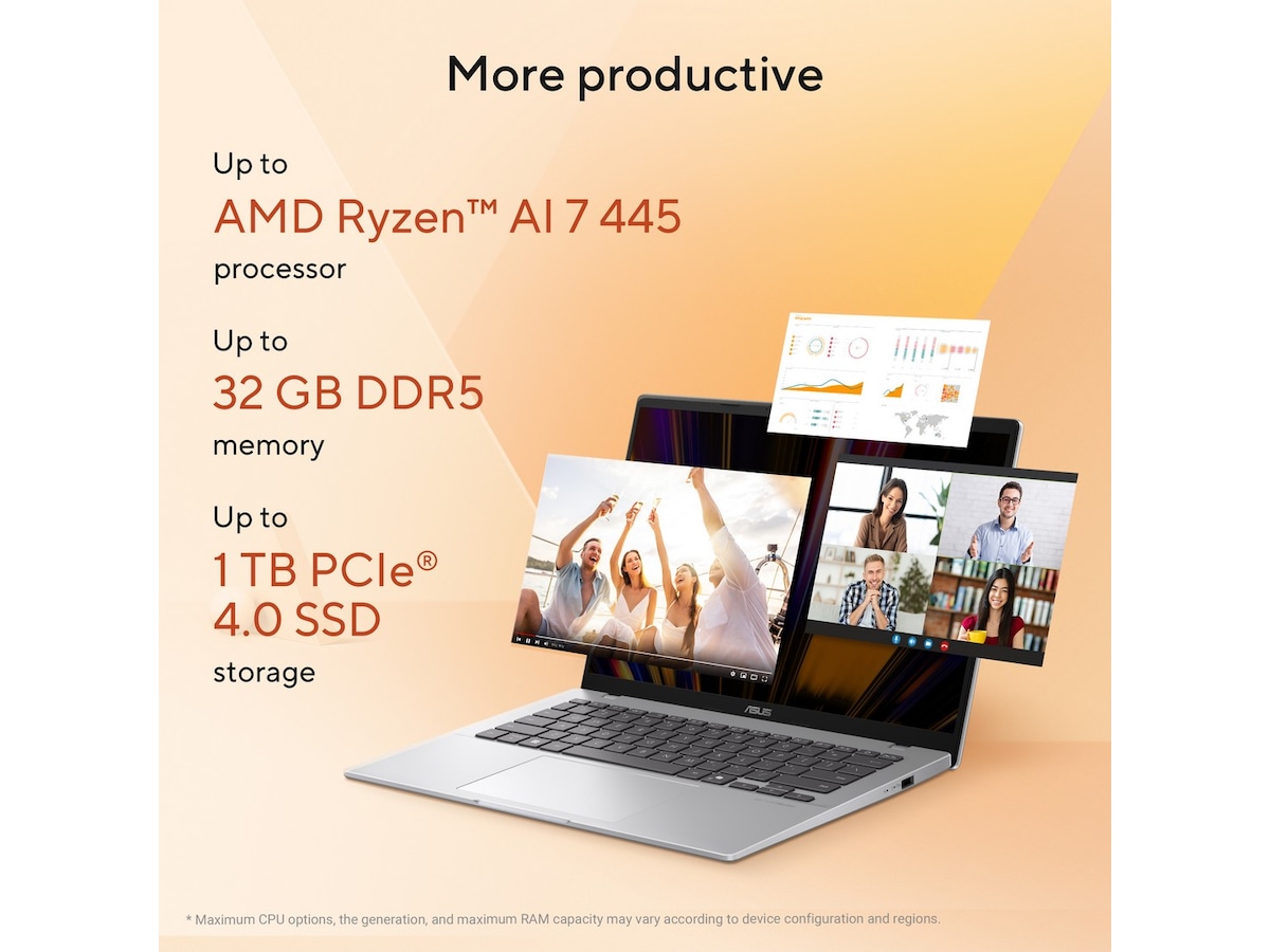 ASUS Vivobook 16 D1607GA 16" FHD Copilot+ PC PC - Bærbar / laptop