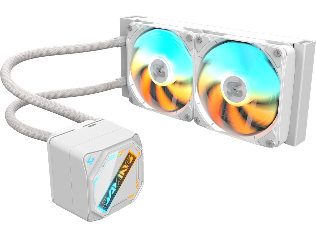 Gigabyte Gaming 240 Ice ARGB Kjøler (hvit) CPU - Vannkjøling