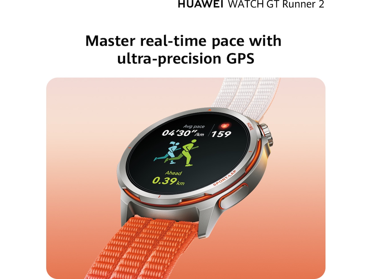 Huawei Watch GT Runner 2 43mm (sort) Smartklokker