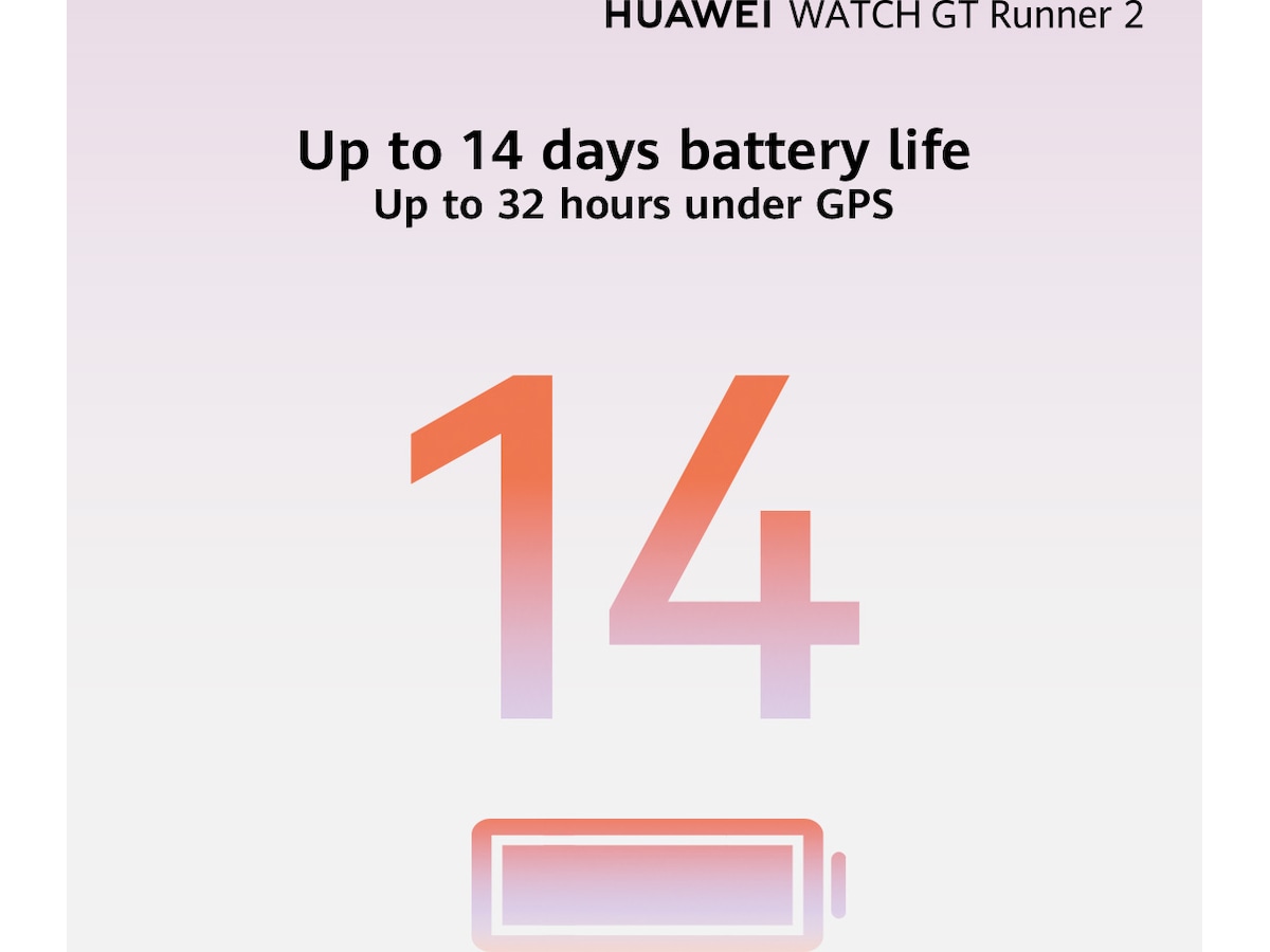 Huawei Watch GT Runner 2 43mm (sort) Smartklokker