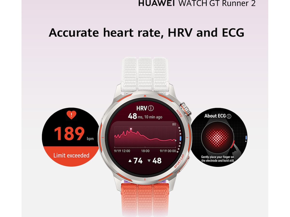 Huawei Watch GT Runner 2 43mm (blå) Smartklokker