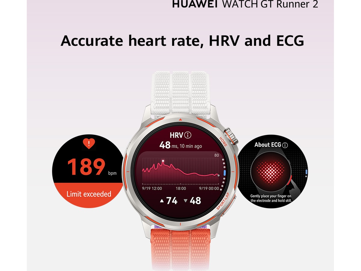 Huawei Watch GT Runner 2 43mm (oransje) Smartklokker