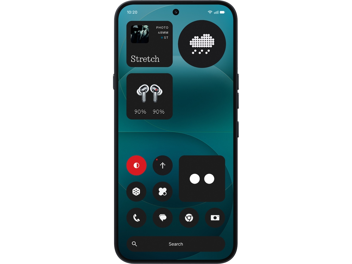 Nothing Phone (4a) Pro 12+256 sort Mobiltelefoner